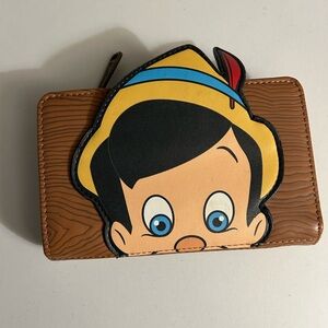 Disney Loungefly Pinocchio Wallet Jiminy Cricket